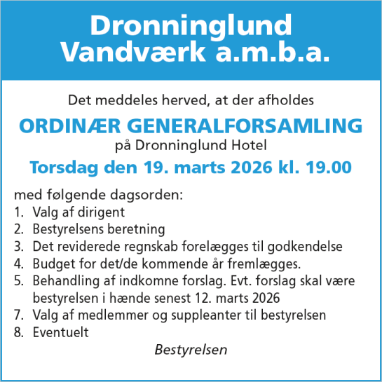 Generalforsamling 2026